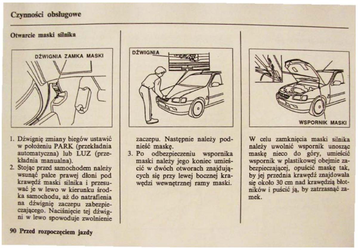 Honda Civic VI 6 instrukcja obslugi / page 90