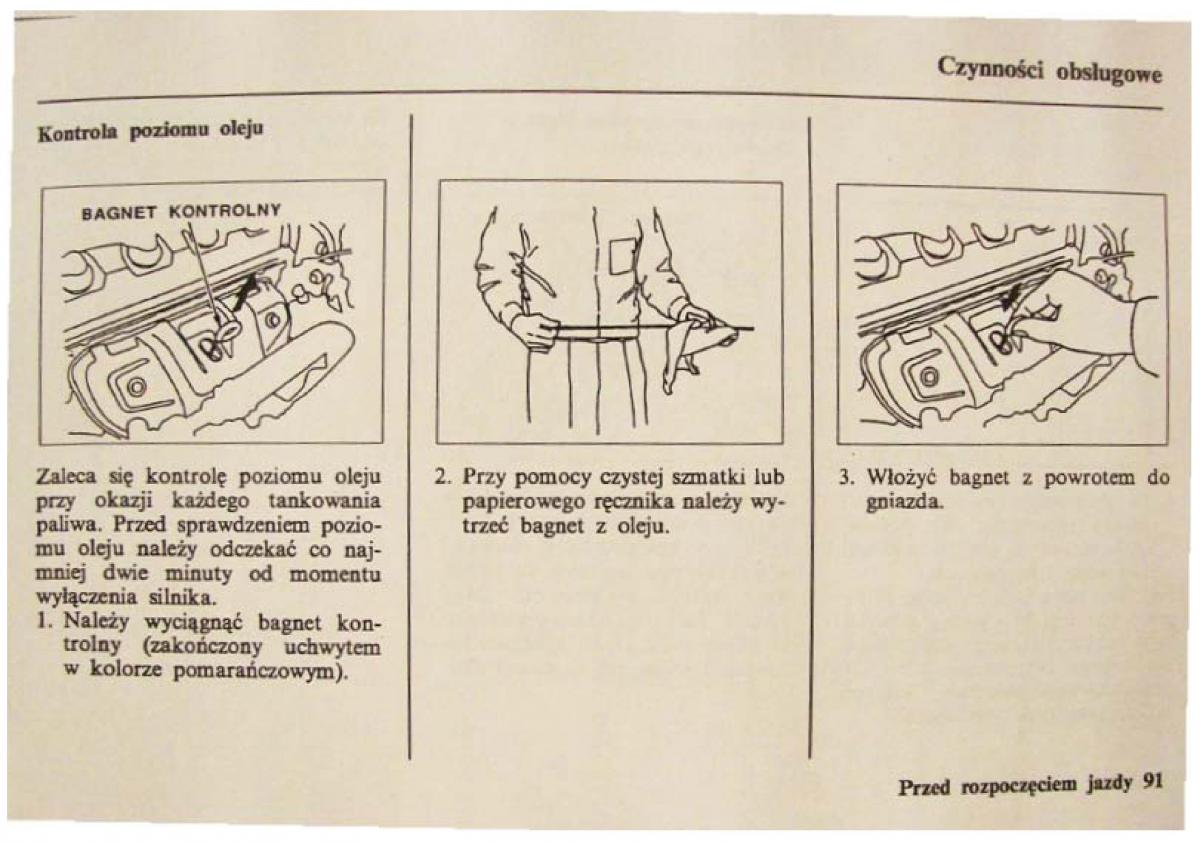 Honda Civic VI 6 instrukcja obslugi / page 91