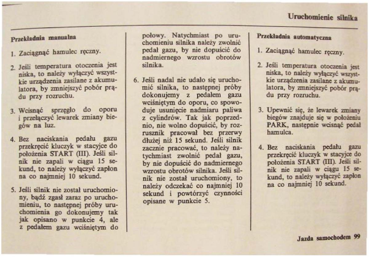 Honda Civic VI 6 instrukcja obslugi / page 99