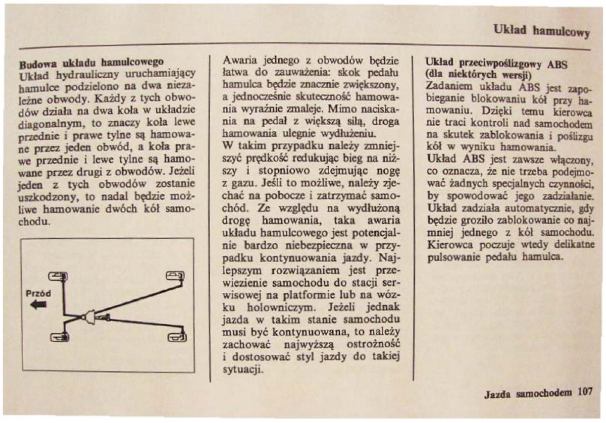 Honda Civic VI 6 instrukcja obslugi / page 107