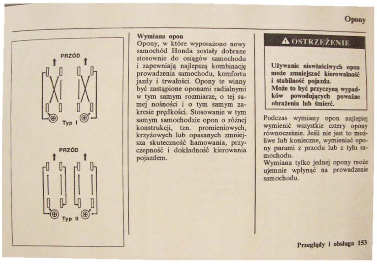 Honda Civic VI 6 instrukcja obslugi / page 153