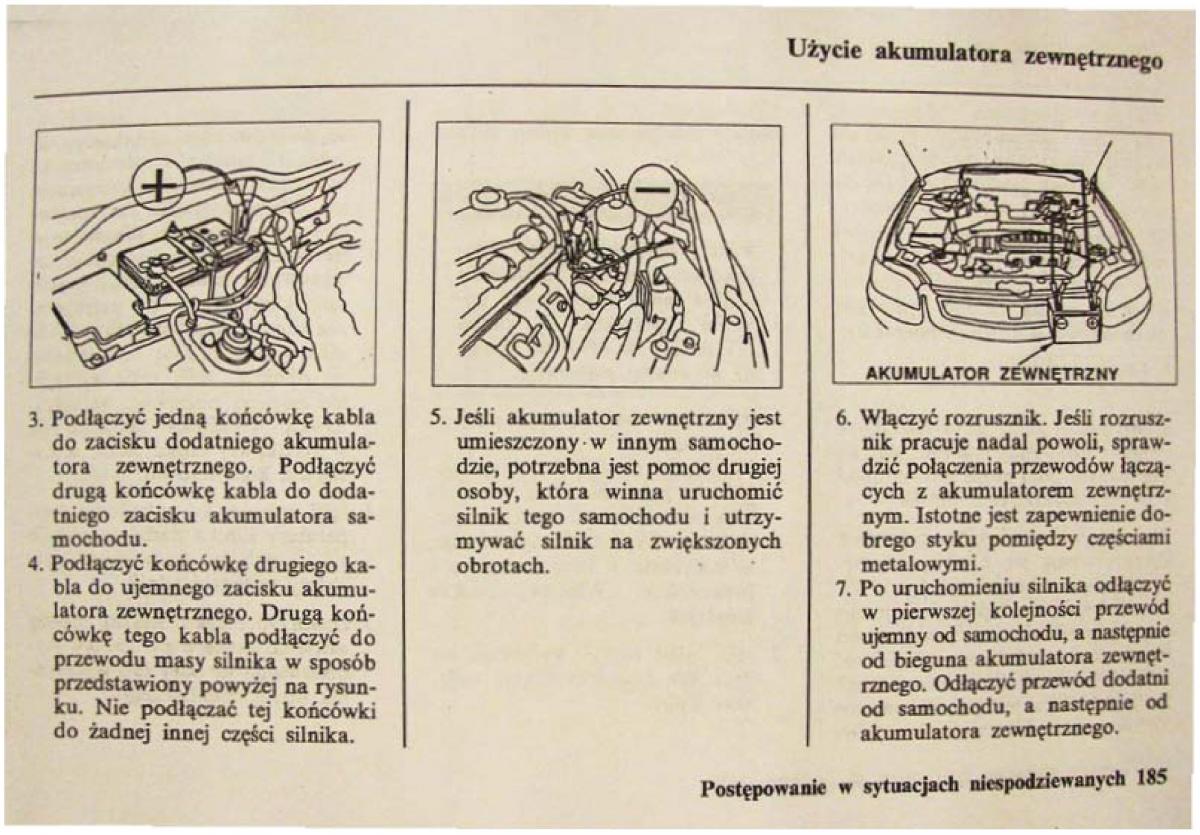 Honda Civic VI 6 instrukcja obslugi / page 185