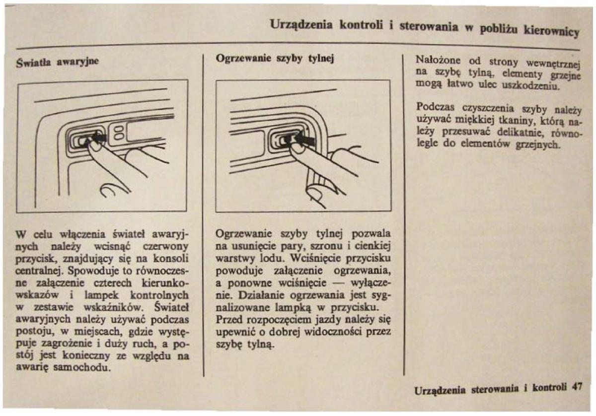 Honda Civic VI 6 instrukcja obslugi / page 47