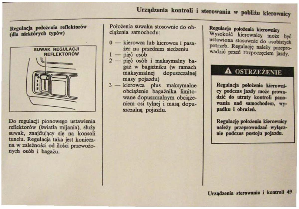 Honda Civic VI 6 instrukcja obslugi / page 49