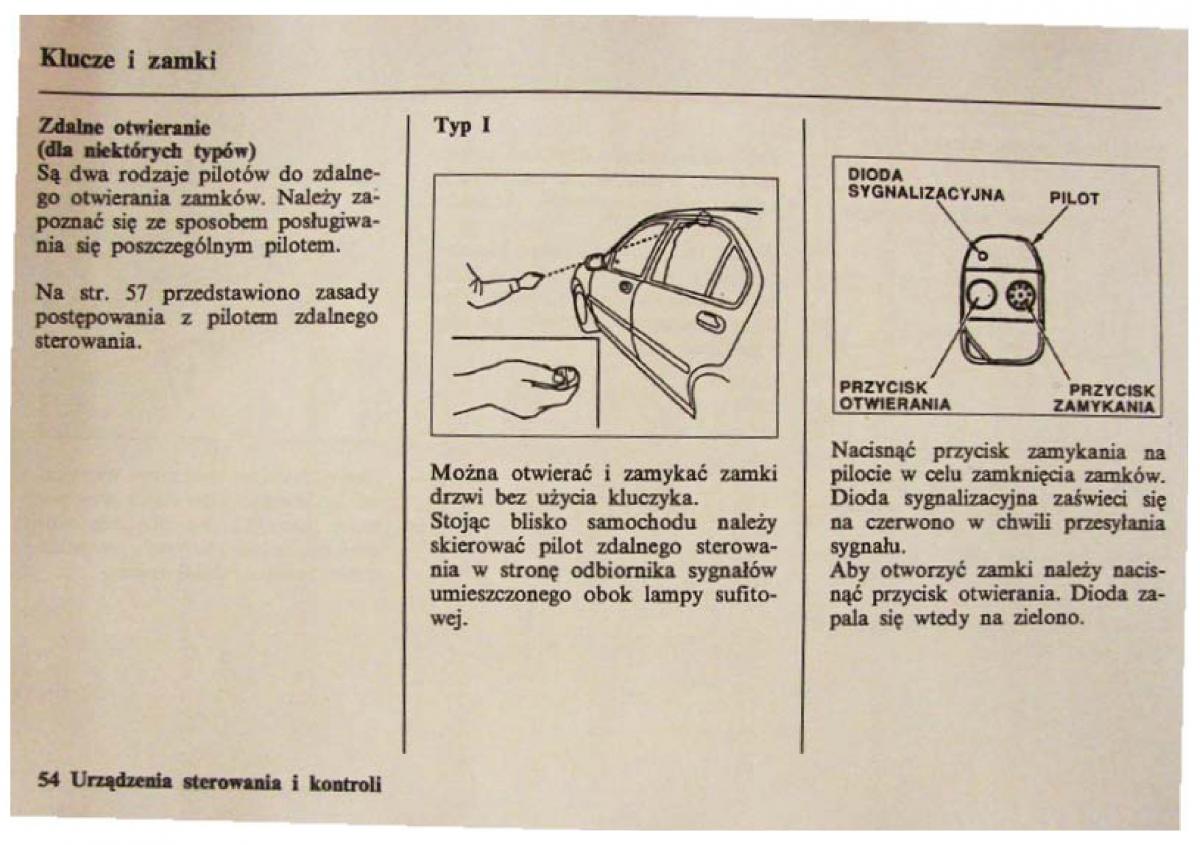 Honda Civic VI 6 instrukcja obslugi / page 54