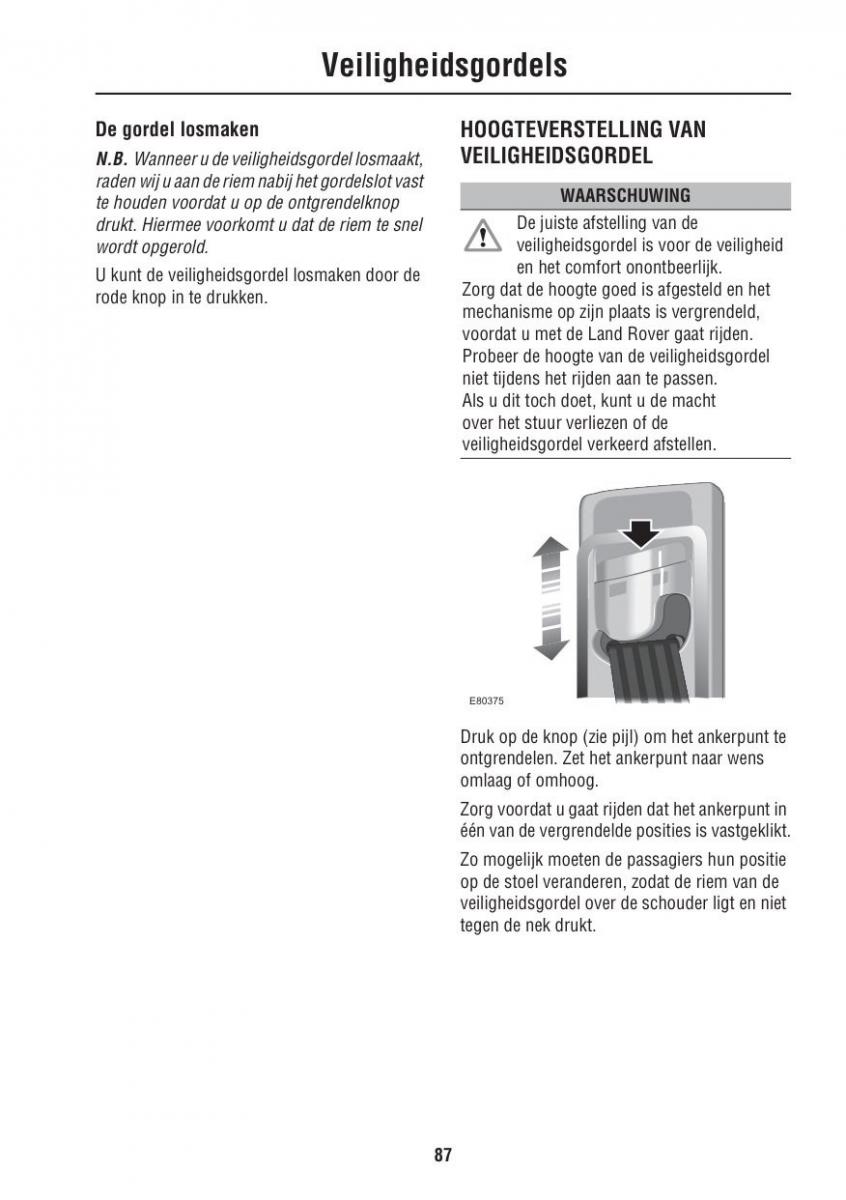 Land Rover III 3 LR3 / page 87