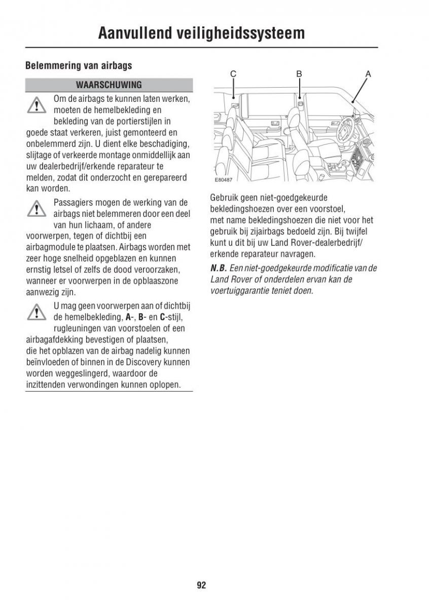 Land Rover III 3 LR3 / page 92