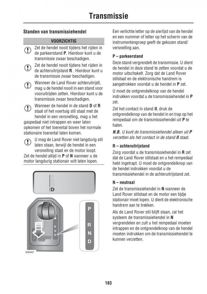 Land Rover III 3 LR3 / page 183