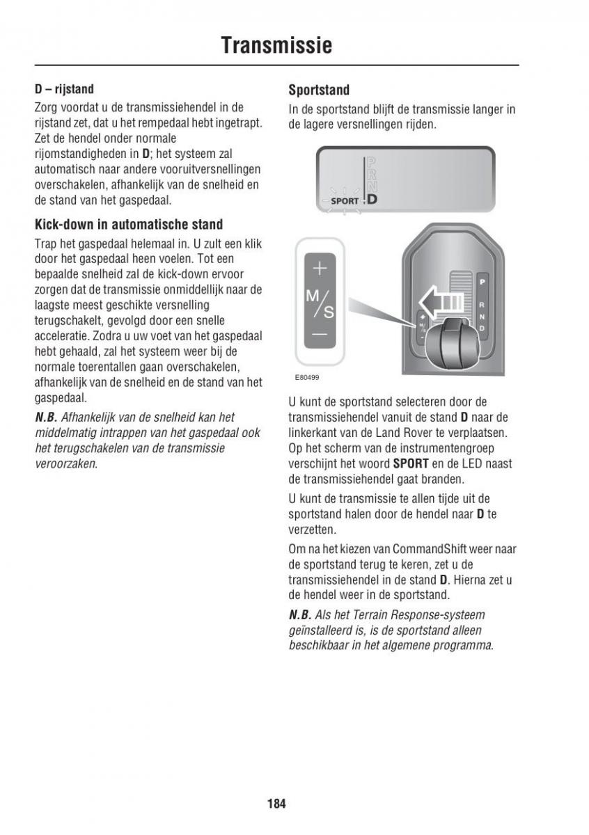 Land Rover III 3 LR3 / page 184