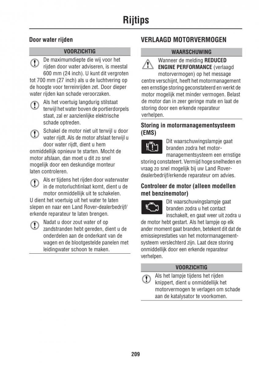 Land Rover III 3 LR3 / page 209