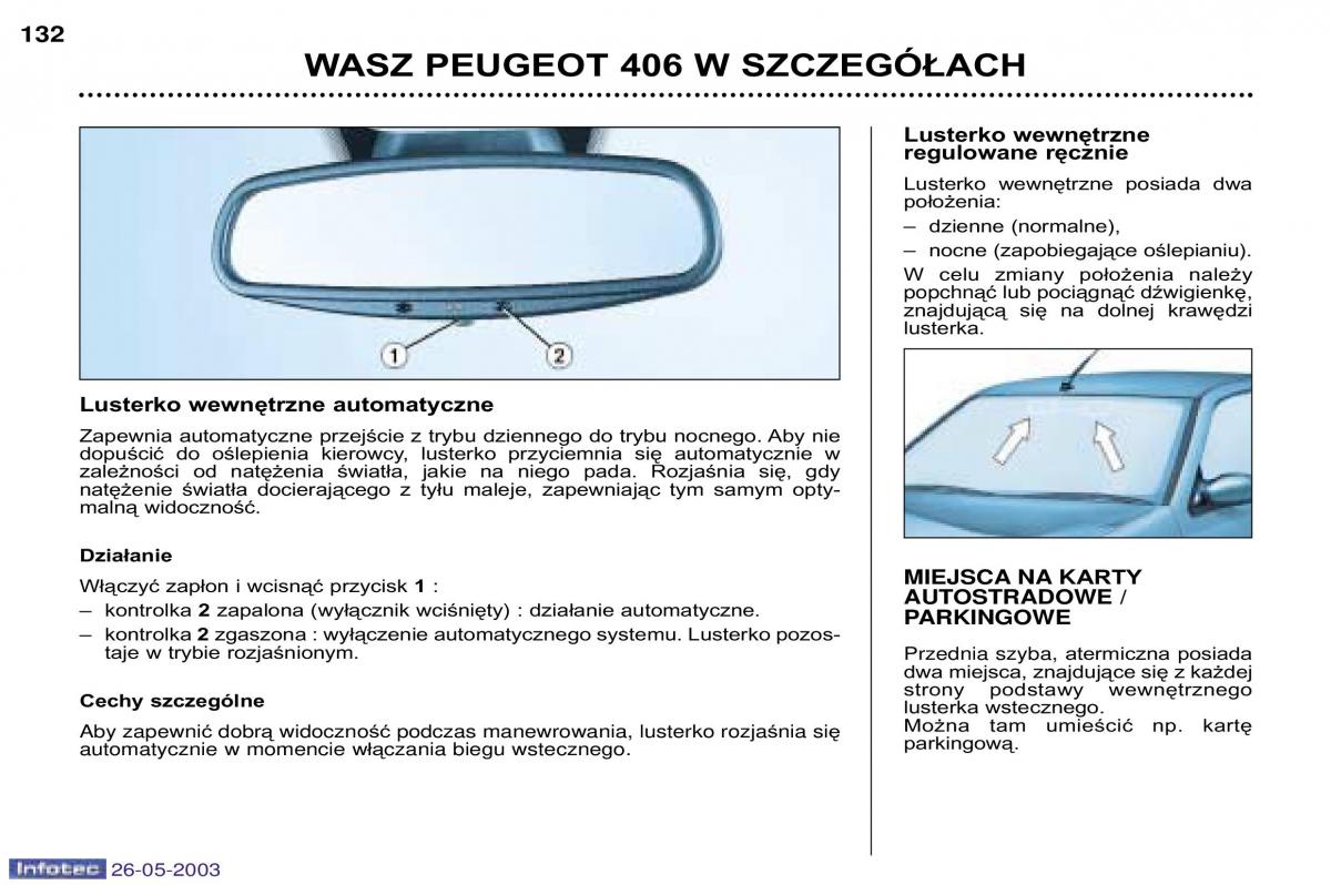 Peugeot 406 instrukcja obslugi / page 130