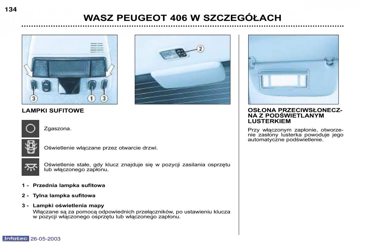 Peugeot 406 instrukcja obslugi / page 132