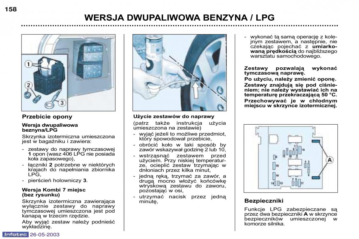 Peugeot 406 instrukcja obslugi / page 38