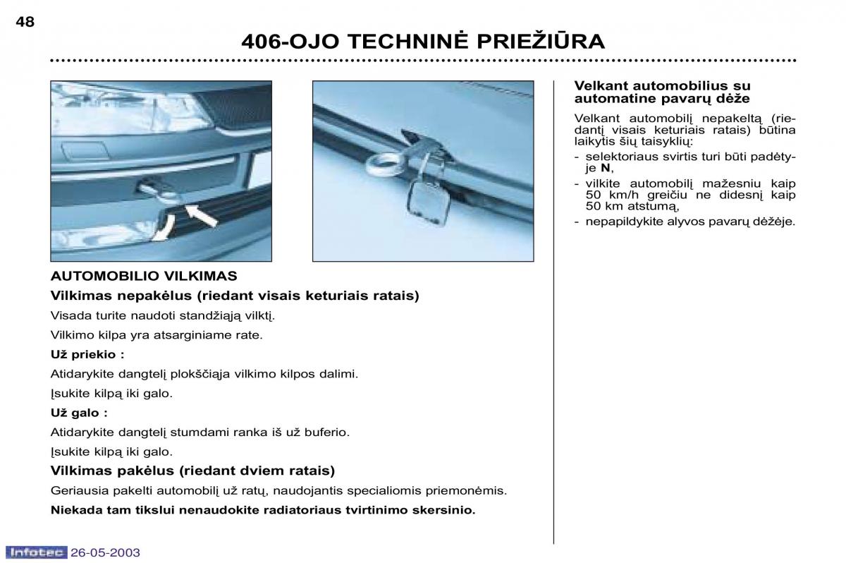 Peugeot 406 instrukcja obslugi / page 41