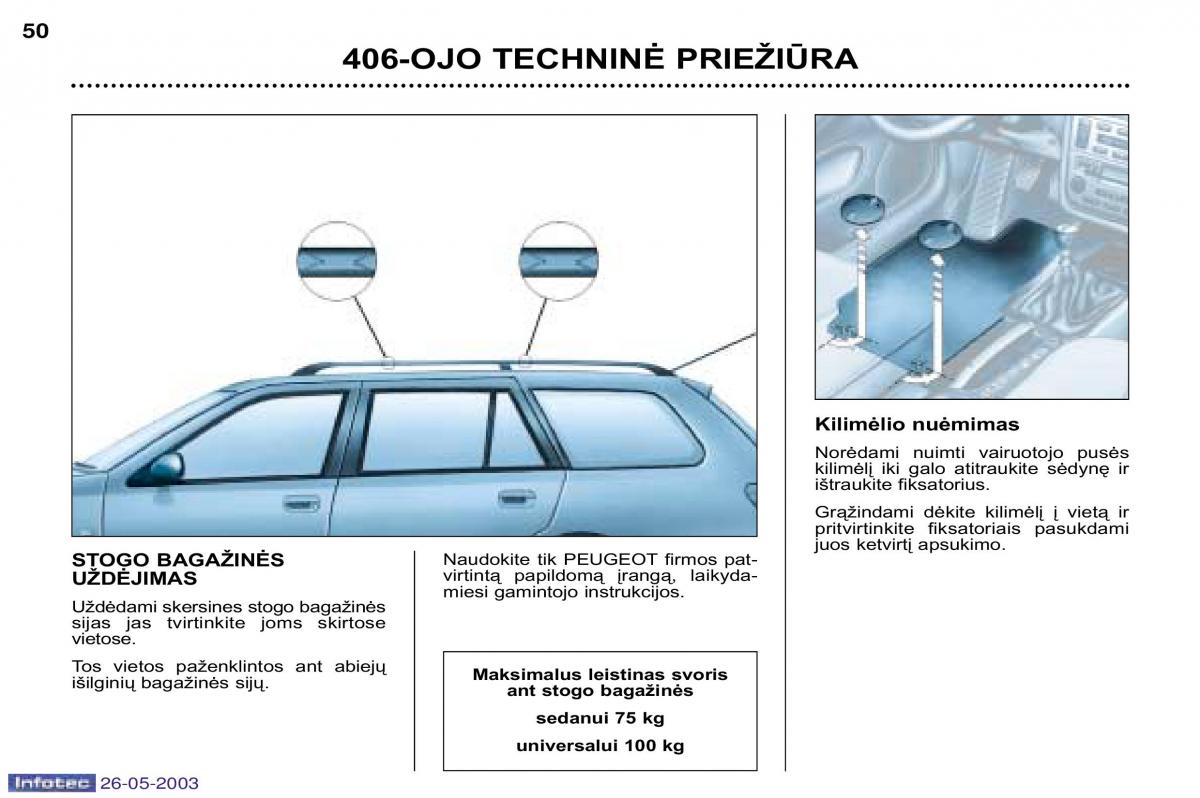 Peugeot 406 instrukcja obslugi / page 44