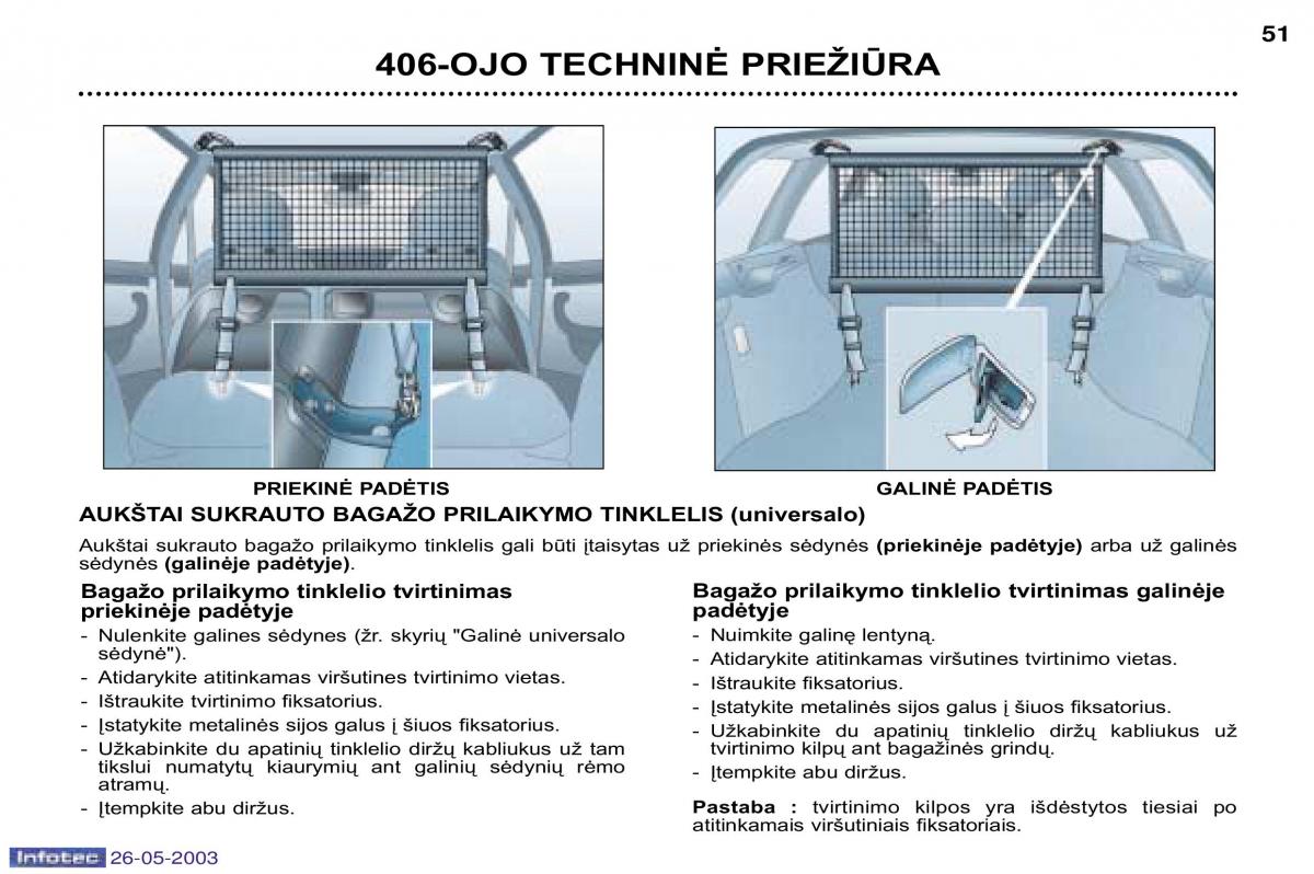 Peugeot 406 instrukcja obslugi / page 45