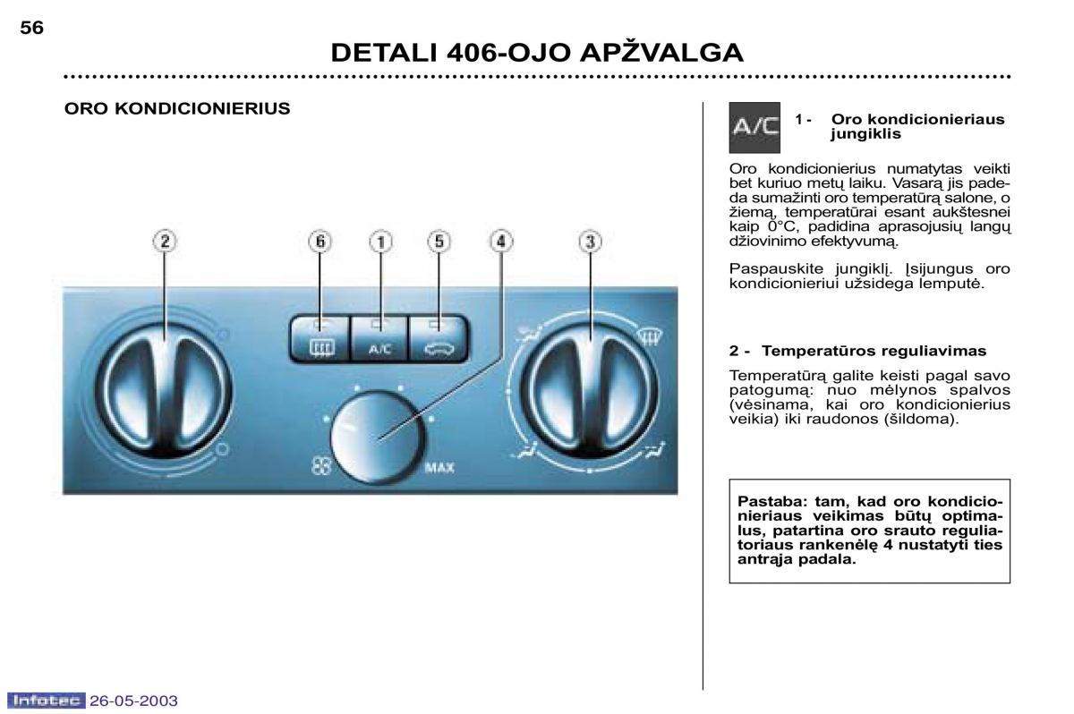 Peugeot 406 instrukcja obslugi / page 49