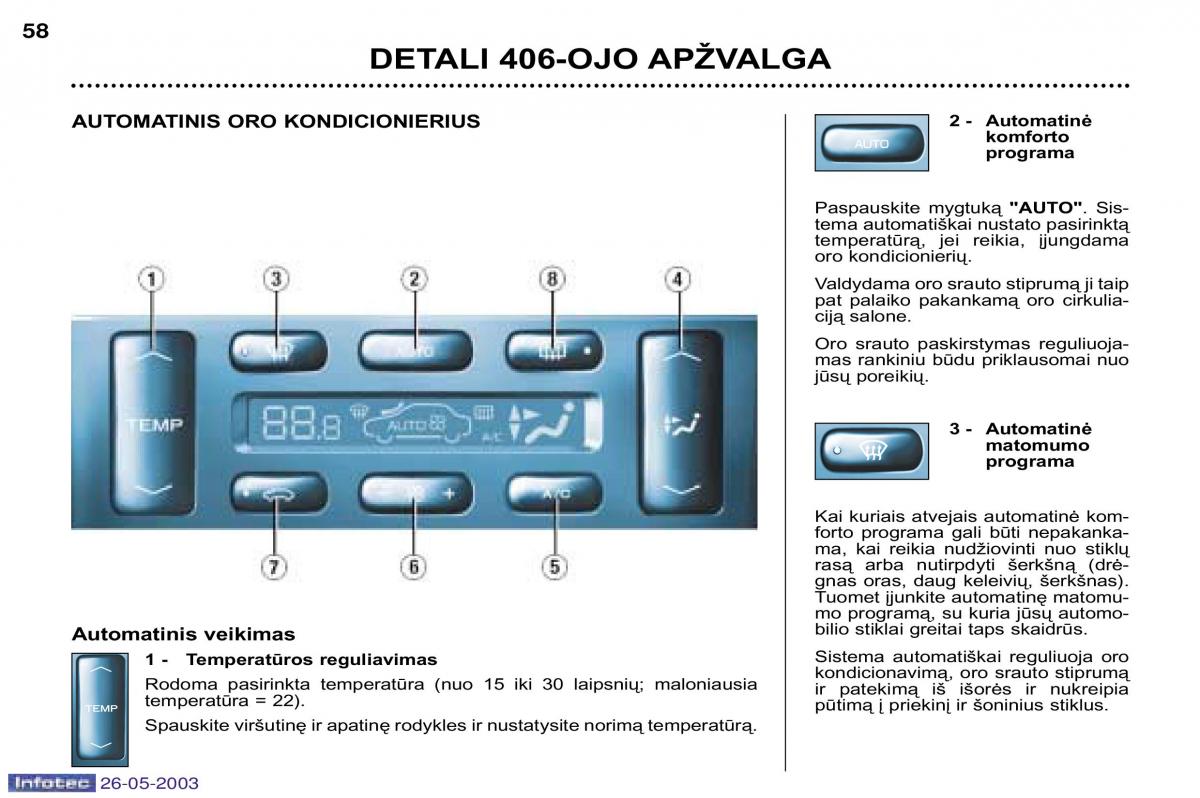 Peugeot 406 instrukcja obslugi / page 51