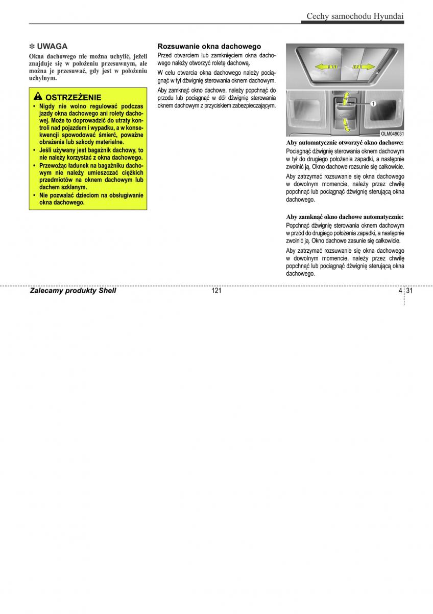 Hyundai ix35 II 2 instrukcja obslugi / page 121