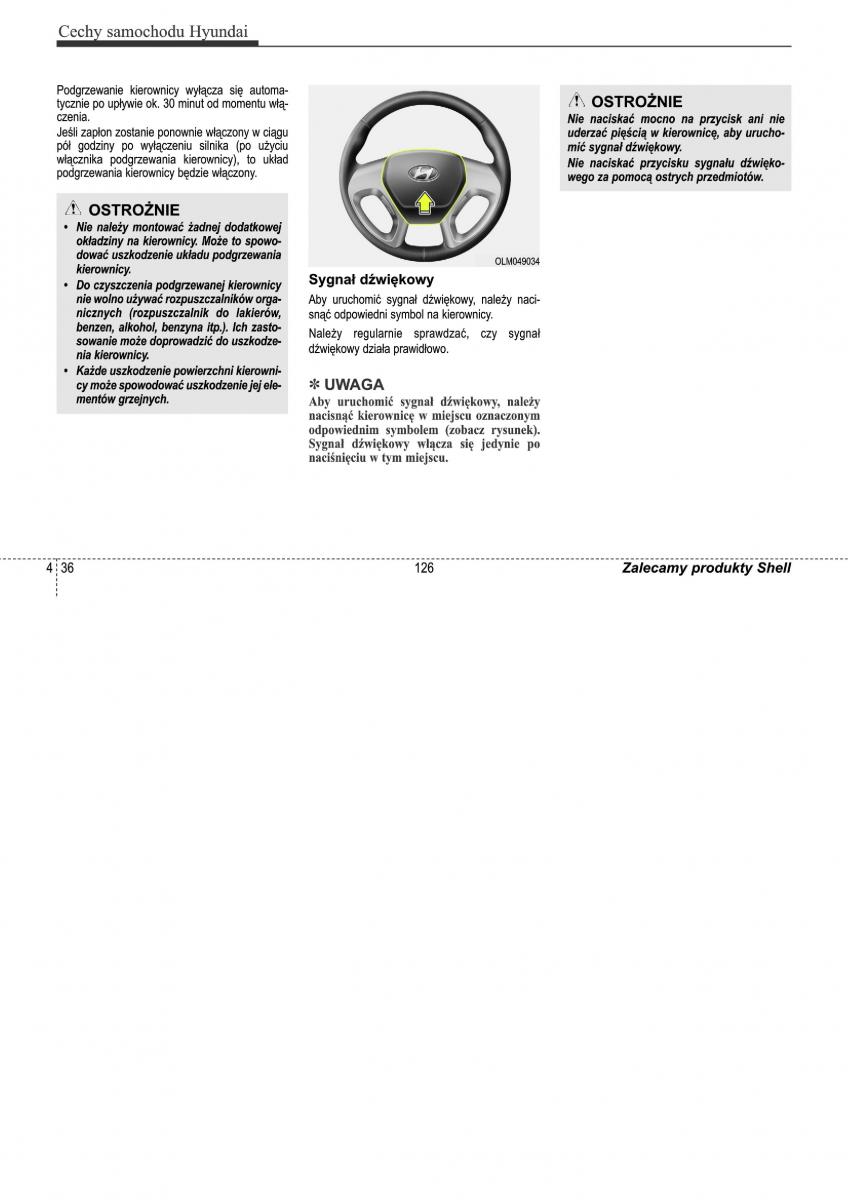 Hyundai ix35 II 2 instrukcja obslugi / page 126