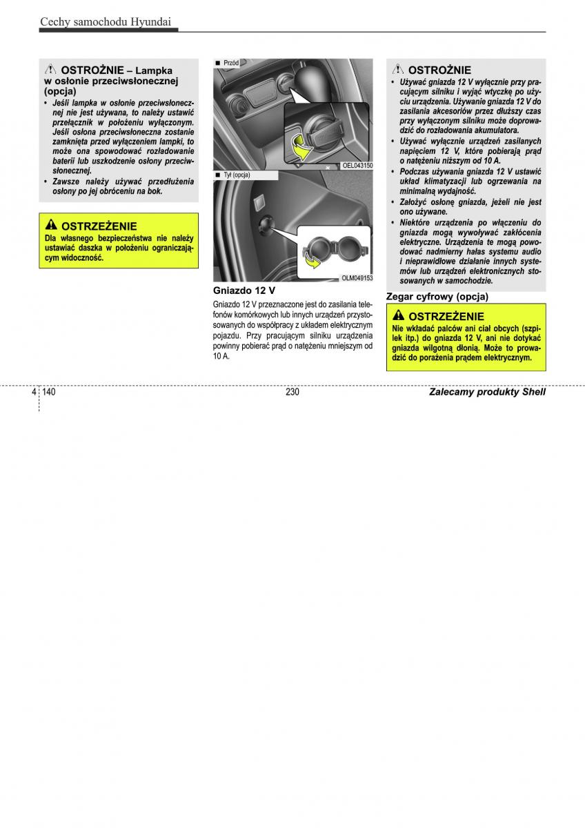 Hyundai ix35 II 2 instrukcja obslugi / page 230