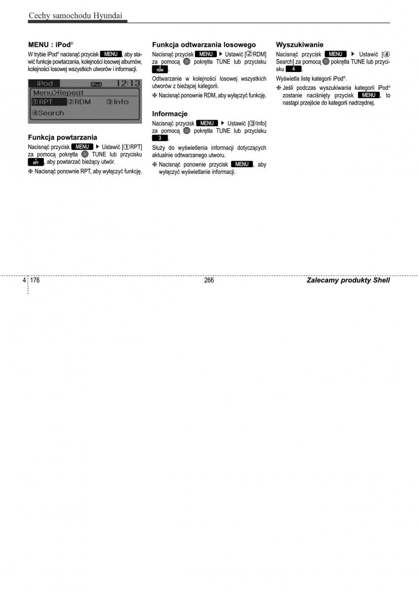 Hyundai ix35 II 2 instrukcja obslugi / page 266