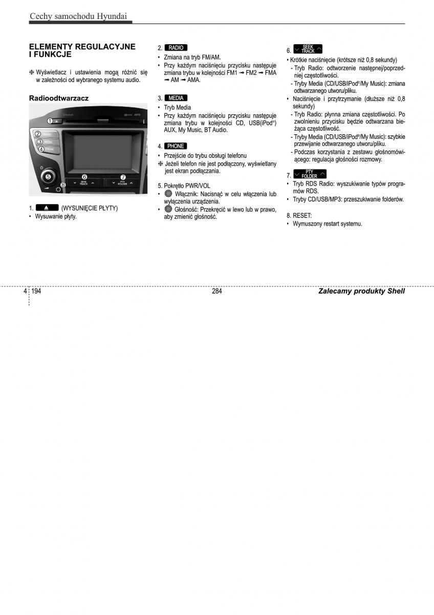 Hyundai ix35 II 2 instrukcja obslugi / page 284