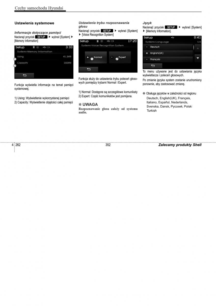 Hyundai ix35 II 2 instrukcja obslugi / page 352