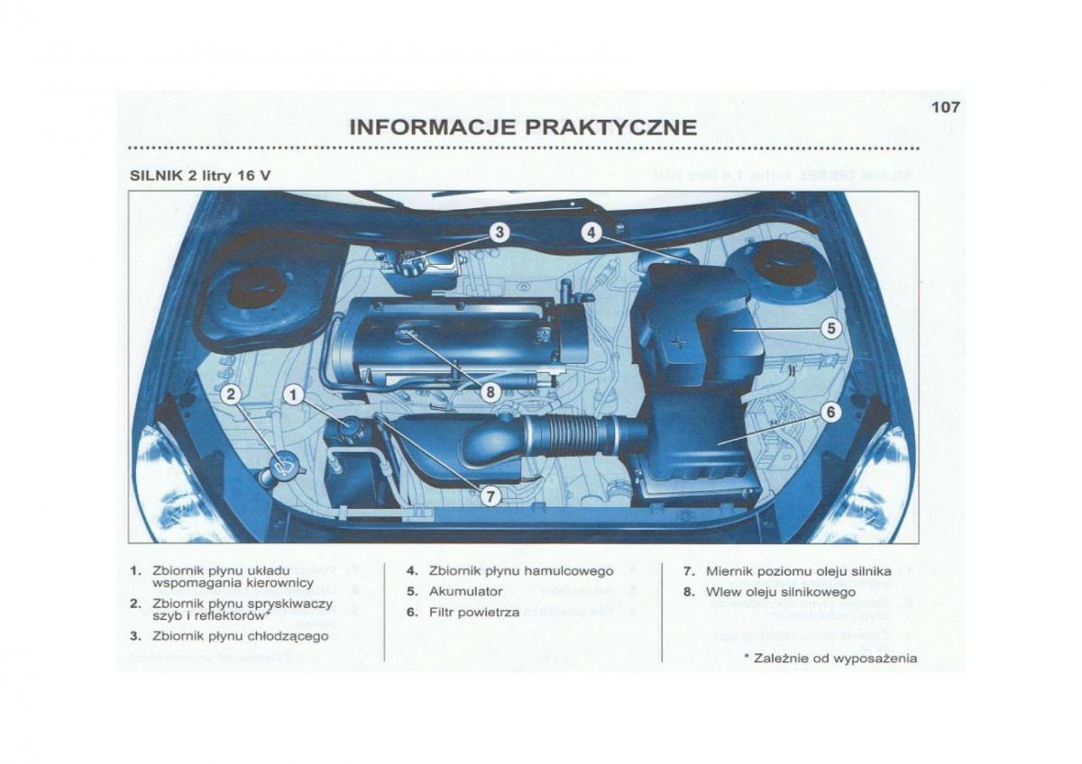 Peugeot 206 instrukcja obslugi / page 108