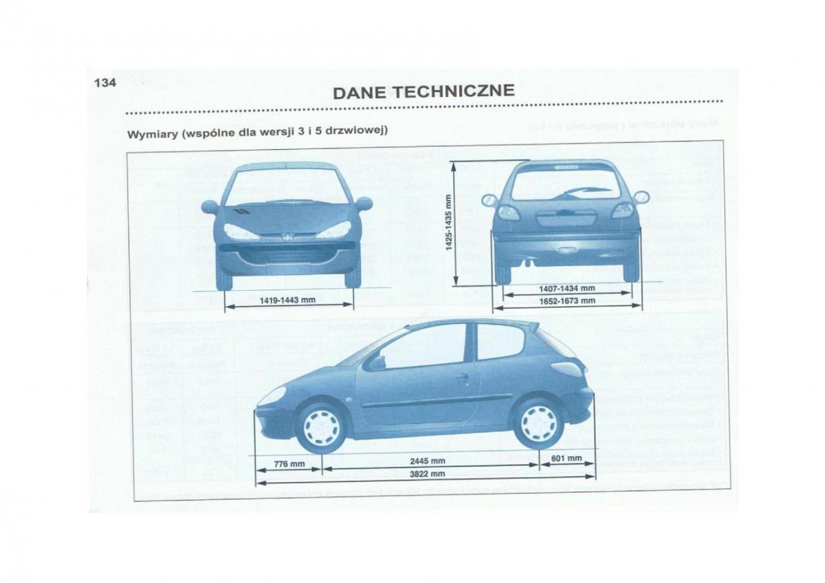 Peugeot 206 instrukcja obslugi / page 135