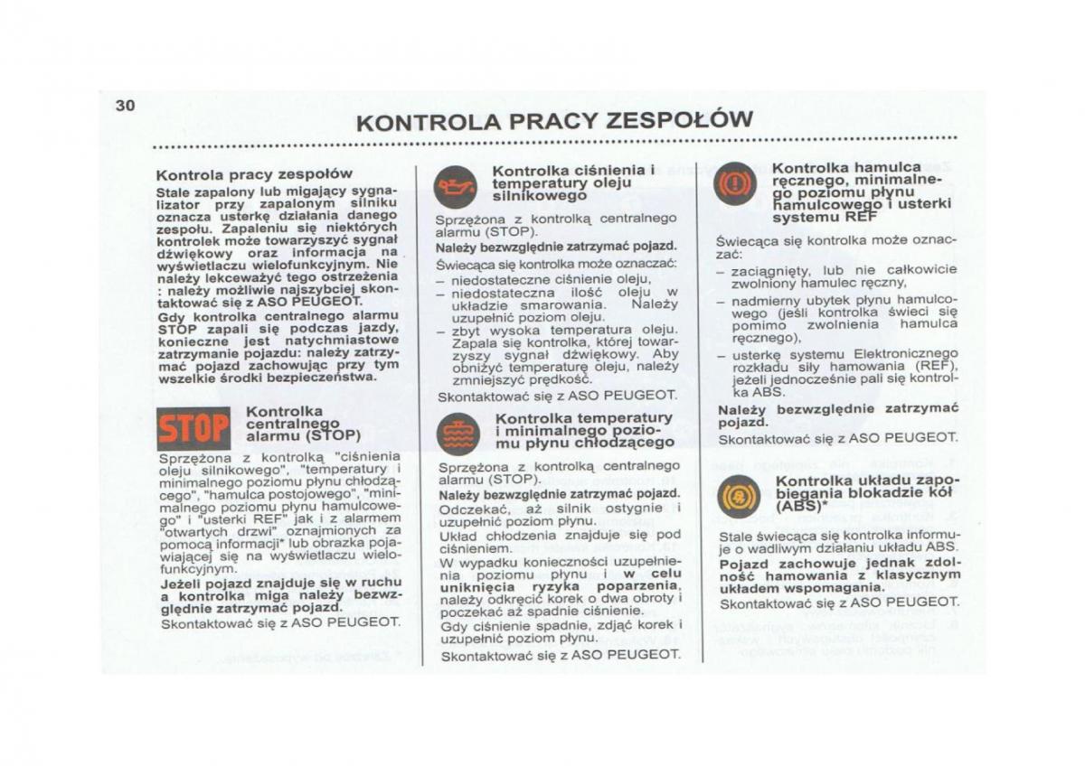 Peugeot 206 instrukcja obslugi / page 31