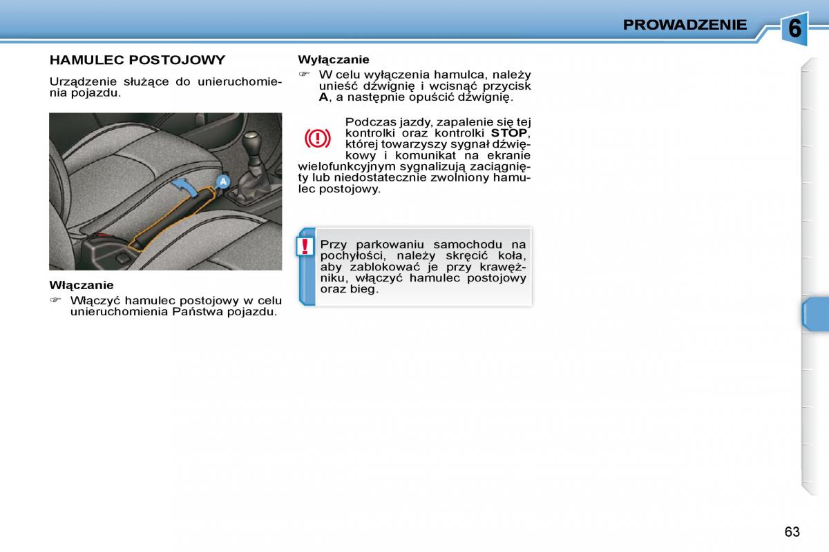 Peugeot 206  instrukcja obslugi / page 60