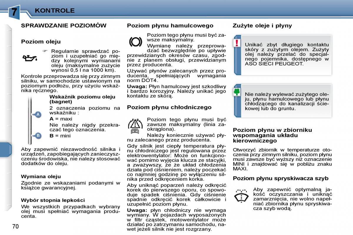 Peugeot 206  instrukcja obslugi / page 67