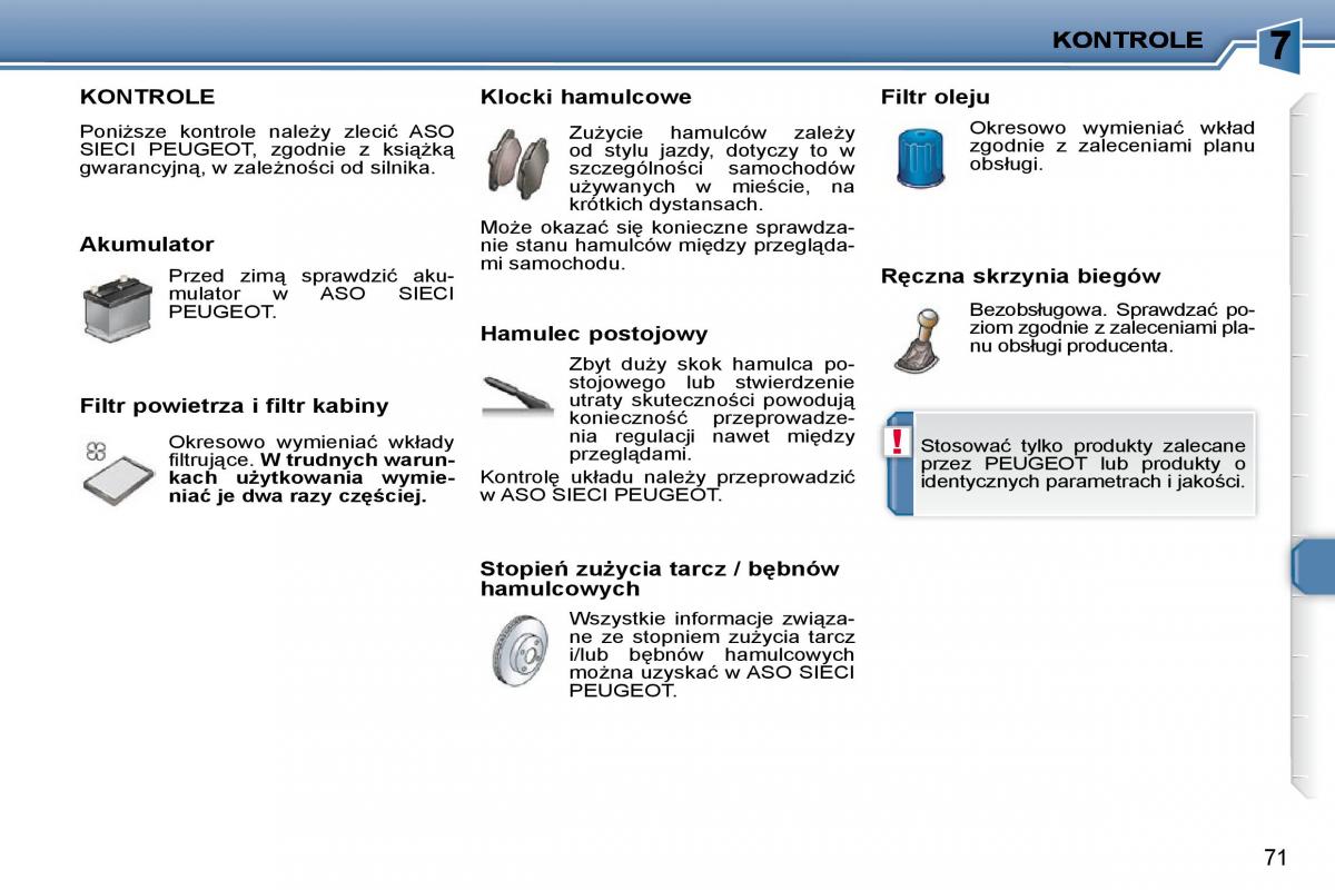 Peugeot 206  instrukcja obslugi / page 68