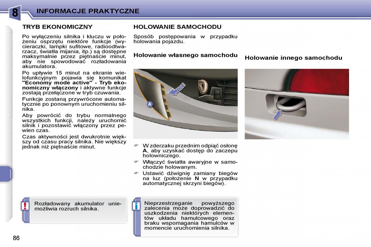 Peugeot 206  instrukcja obslugi / page 83