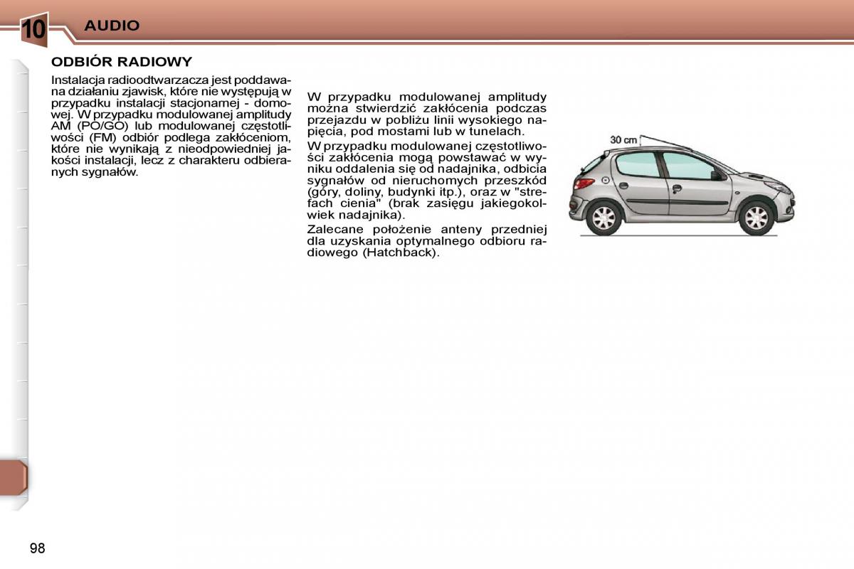 Peugeot 206  instrukcja obslugi / page 94