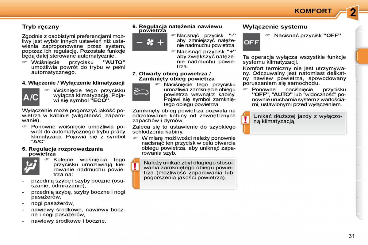 Peugeot 206  instrukcja obslugi / page 28