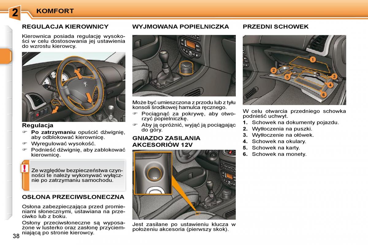 Peugeot 206  instrukcja obslugi / page 35