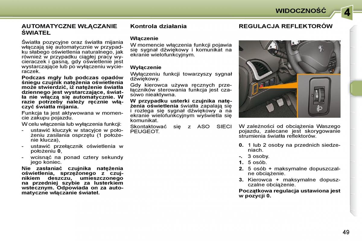 Peugeot 206  instrukcja obslugi / page 46