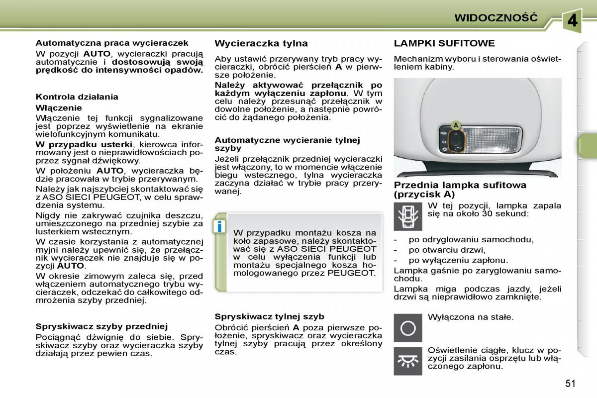 Peugeot 206  instrukcja obslugi / page 48