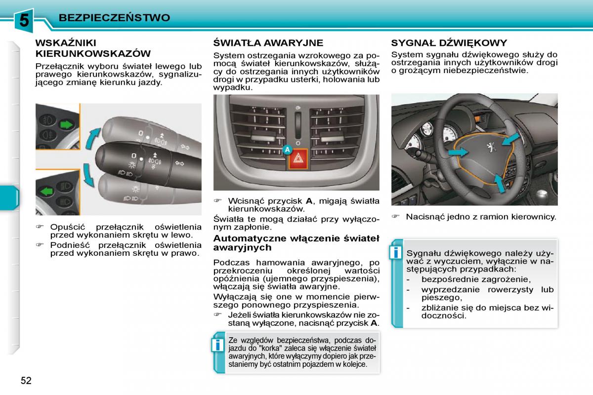 Peugeot 206  instrukcja obslugi / page 49