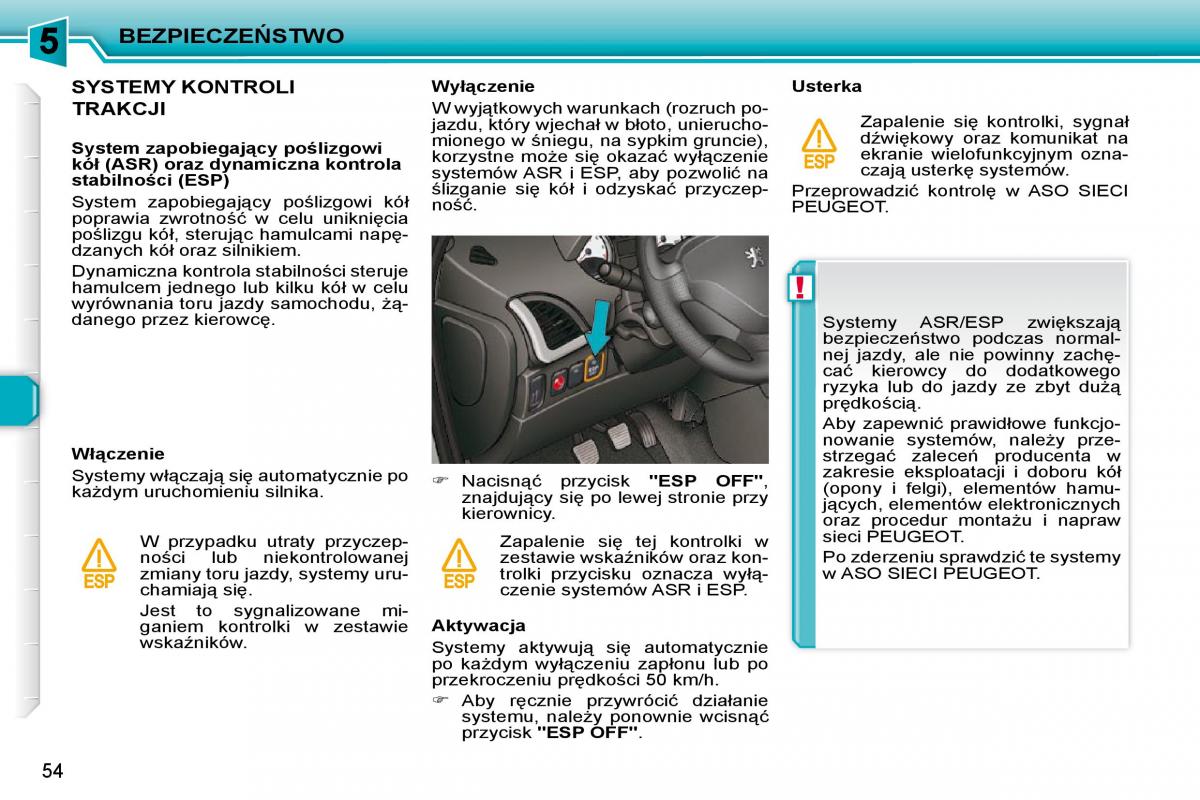 Peugeot 206  instrukcja obslugi / page 51