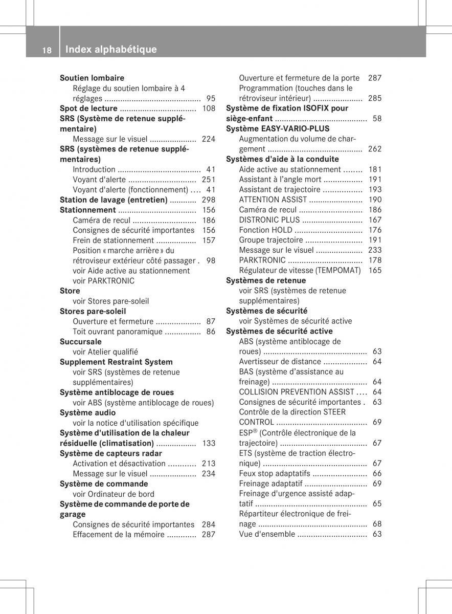 Mercedes Benz B Class W246 manuel du proprietaire / page 21