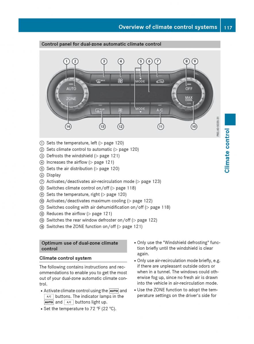 Mercedes Benz B Class W246 owners manual / page 119