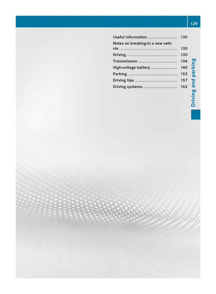 Mercedes Benz B Class W246 owners manual / page 131