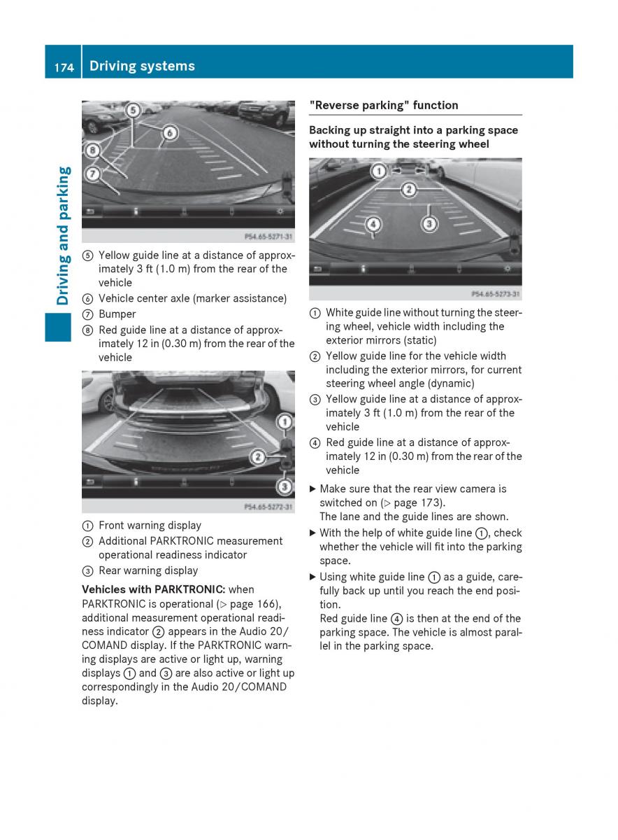 Mercedes Benz B Class W246 owners manual / page 176