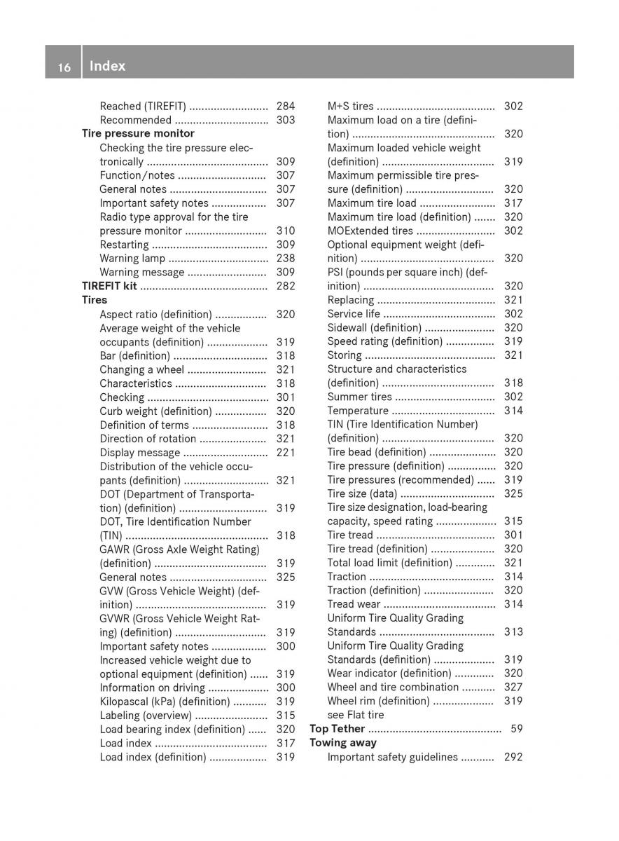 Mercedes Benz B Class W246 owners manual / page 18