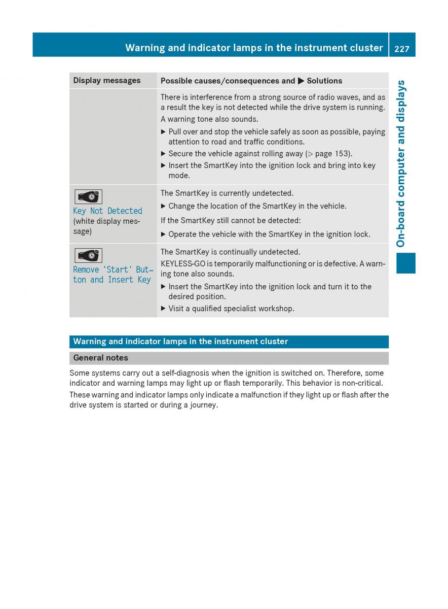 Mercedes Benz B Class W246 owners manual / page 229