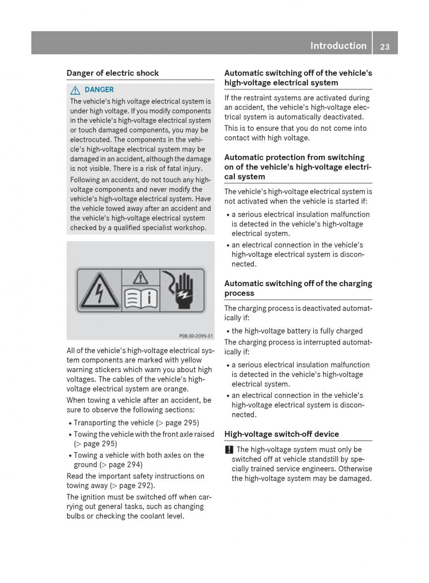 Mercedes Benz B Class W246 owners manual / page 25