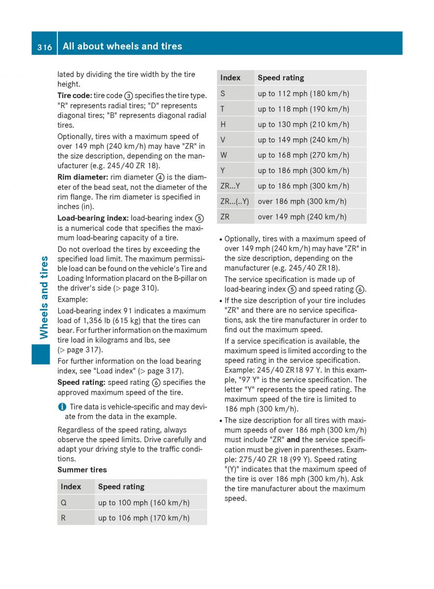 Mercedes Benz B Class W246 owners manual / page 318